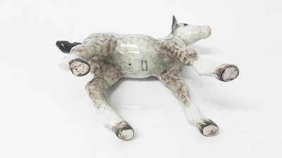 Lot 28 - Beswick Rocking Horse Grey Shire Foal, model no. 951, designed by Arthur Gredington, 15.9cm high