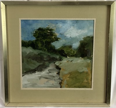 Lot 149 - Hugh McIntyre (b. 1943) oil landscape