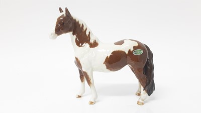 Lot 32 - Beswick Pinto Pony, first version - Skewbald, model no 1373, designed by Arthur Gredington, 16.5cm high
