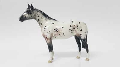 Lot 34 - Beswick Appaloosa Stallion, model no. 1772, designed by Arthur Gredington, 20cm high