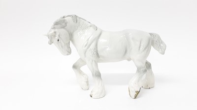 Lot 38 - Beswick Shire Horse (large action shire), model no. 2578, designed by Alan Maslankowski, 21cm high