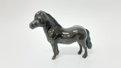 Lot 45 - Beswick Shetland Pony - Eschonchan Ronay, model no. 1648, designed Arthur Gredington, 12cm high