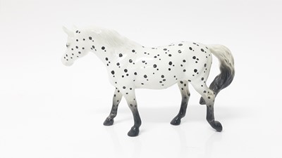 Lot 46 - Beswick Appaloosa (spotted walking pony), model no. 1516, designed by Arthur Gredington, 13.5cm high