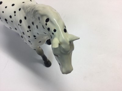 Lot 46 - Beswick Appaloosa (spotted walking pony), model no. 1516, designed by Arthur Gredington, 13.5cm high
