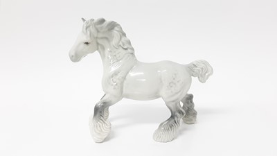 Lot 50 - Beswick Cantering Shire, model no. 975, designed by Arthur Gredington, 21cm high