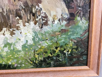 Lot 1083 - *Lucy Harwood (1893-1972) oil on canvas, Haystacks, signed
