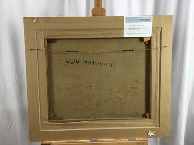 Lot 1083 - *Lucy Harwood (1893-1972) oil on canvas, Haystacks, signed