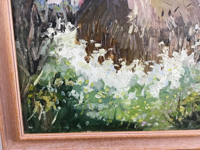 Lot 1083 - *Lucy Harwood (1893-1972) oil on canvas, Haystacks, signed