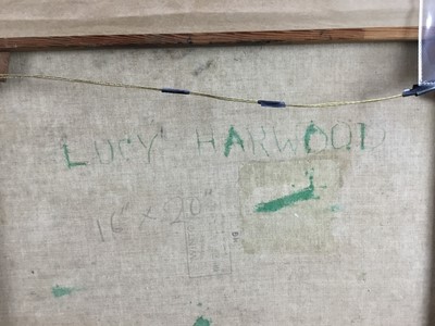 Lot 1080 - *Lucy Harwood (1893-1972) oil on canvas, Blue pool near Hadleigh, signed, titled to Ixion Society label verso