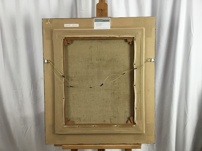 Lot 1081 - *Lucy Harwood (1893-1972) oil on canvas, Flowers in a garden, signed
