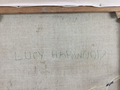 Lot 1081 - *Lucy Harwood (1893-1972) oil on canvas, Flowers in a garden, signed