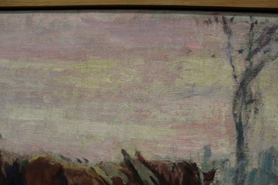 Lot 817 - Harry Becker (1865-1928) oil on canvas, The Plough Team