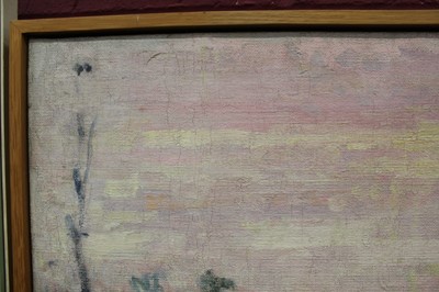 Lot 817 - Harry Becker (1865-1928) oil on canvas, The Plough Team