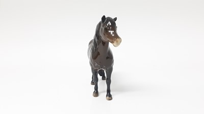 Lot 66 - Beswick Exmoor Pony - Heatherman, model no. 1645, designed by Arthur Gredington, 16.5cm high