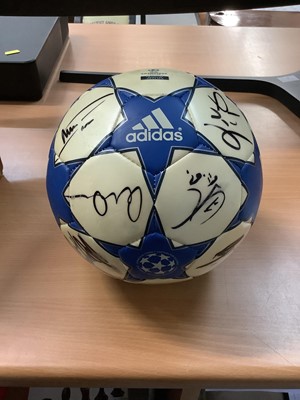 Lot 8 - 2006 Arsenal Football club signed Champions League ball