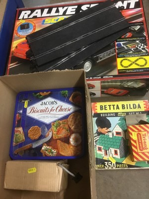 Lot 231 - Scalextric Rallye Sprint boxed set, Lego, Betta Bilda Airfix set and other toys