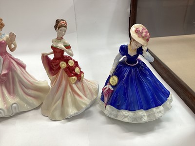 Lot 1342 - Collection of Doulton figures and others and collectors plates (14)