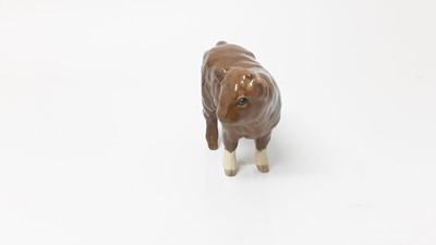 Lot 94 - Beswick BCC Limousin Bull, model no. 2463, designed by Alan Maslankowski, together with a BCC Limousin cow and calf (3)