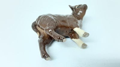 Lot 94 - Beswick BCC Limousin Bull, model no. 2463, designed by Alan Maslankowski, together with a BCC Limousin cow and calf (3)