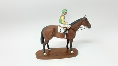 Lot 96 - Beswick model - Lester Piggott on Nijinsky, 32.5cm high