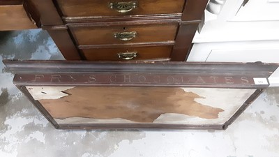Lot 918 - Edwardian Plinth and base from a Fry's Chocolate display cabinet