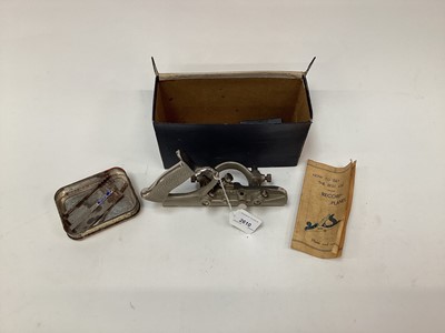 Lot 2610 - Record plough plane, No 044, in original box