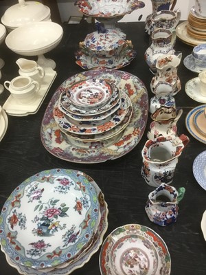 Lot 135 - Collection of 19th century Masons ironstone