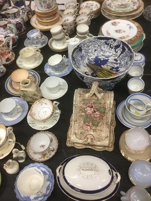 Lot 136 - Collection of predominantly 19th century tablewares