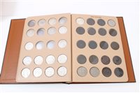 Lot 161 - Canada - a brown 'Half Dollar' coin album...