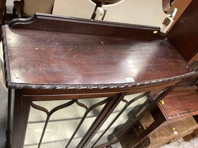 Lot 964 - Early 20th century mahogany bowfront display cabinet