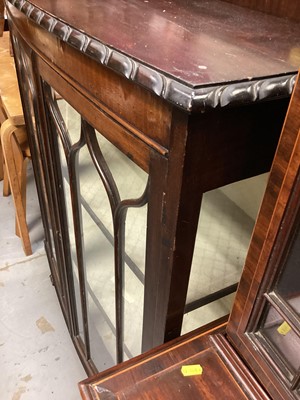 Lot 964 - Early 20th century mahogany bowfront display cabinet