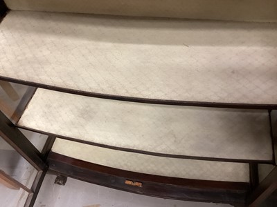 Lot 964 - Early 20th century mahogany bowfront display cabinet