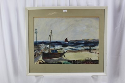 Lot 1146 - Rowland Suddaby watercolour coastal scene