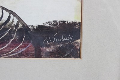 Lot 1146 - Rowland Suddaby watercolour coastal scene