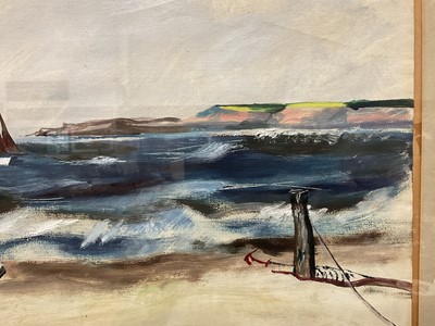 Lot 1146 - Rowland Suddaby watercolour coastal scene