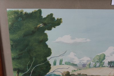 Lot 1152 - *John Northcote Nash (1893-1977) lithograph, The Stour, near Bures