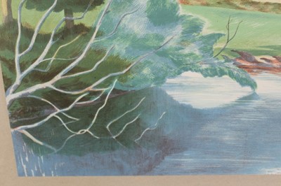Lot 1152 - *John Northcote Nash (1893-1977) lithograph, The Stour, near Bures