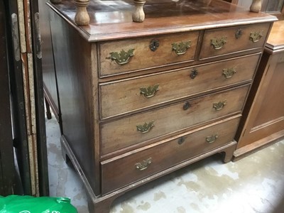 Lot 1110 - George III mahogany chest of drawers