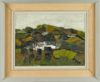 Lot 1121 - *Gwilym Pritchard (1931-2015) oil on canvas - From Llangoed, signed and dated ‘60