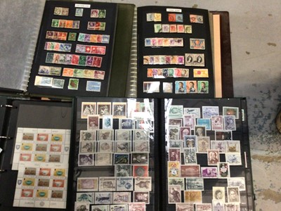 Lot 519 - Three boxes of stamps, including Channel Islands plus road maps