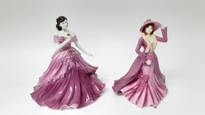 Lot 119 - Four Coalport Classic Elegance figures - True Love, Special Day, Abigail and Olivia