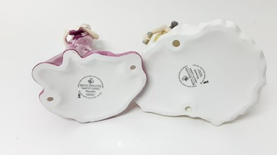 Lot 125 - Four Royal Doulton Pretty Ladies figures - Gabriella HN5013, Jasmine HN5483, Natalie HN5012 and Victoria HN5011