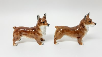 Lot 132 - Two Royal Doulton Welsh Corgi HN2558