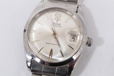 Lot 158 - Tudor Oysterdate stainless steel wristwatch
