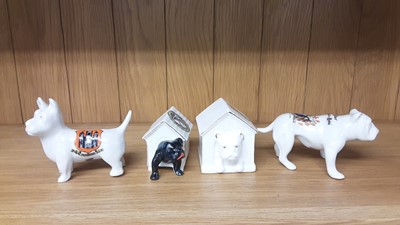 Lot 157 - Selection of Crested China Dogs, various manufacturers to include Carlton, Willow Art and Arcadian