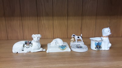 Lot 157 - Selection of Crested China Dogs, various manufacturers to include Carlton, Willow Art and Arcadian