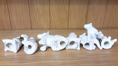 Lot 157 - Selection of Crested China Dogs, various manufacturers to include Carlton, Willow Art and Arcadian