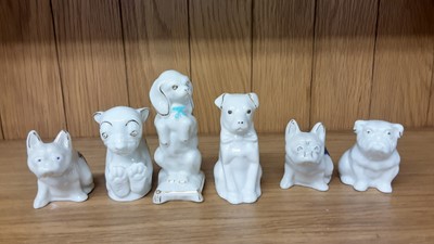Lot 157 - Selection of Crested China Dogs, various manufacturers to include Carlton, Willow Art and Arcadian