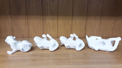 Lot 157 - Selection of Crested China Dogs, various manufacturers to include Carlton, Willow Art and Arcadian