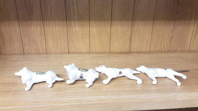 Lot 157 - Selection of Crested China Dogs, various manufacturers to include Carlton, Willow Art and Arcadian